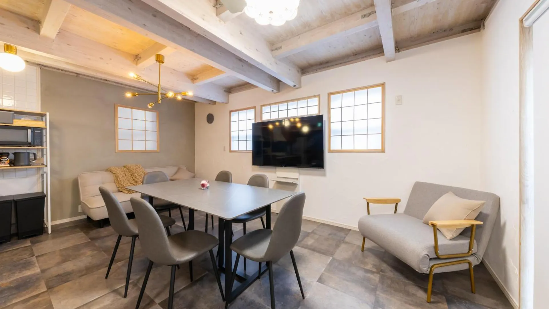 Appartement Open May 2024/Universal Studios/Gourmet Town/4Br Ōsaka